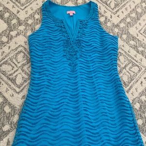 Lilly Pulitzer Blue Sleeveless Dress